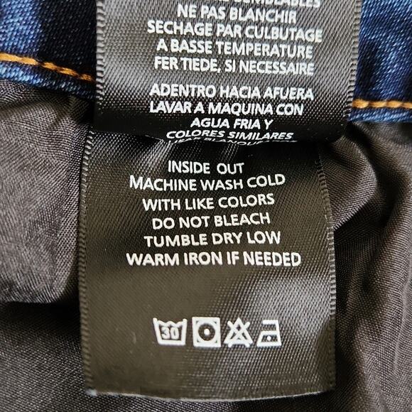 Tahari Womens Dark Wash Jeans Size 8/29 5 Pockets Stretch Zip Button Casual - Picture 9 of 10